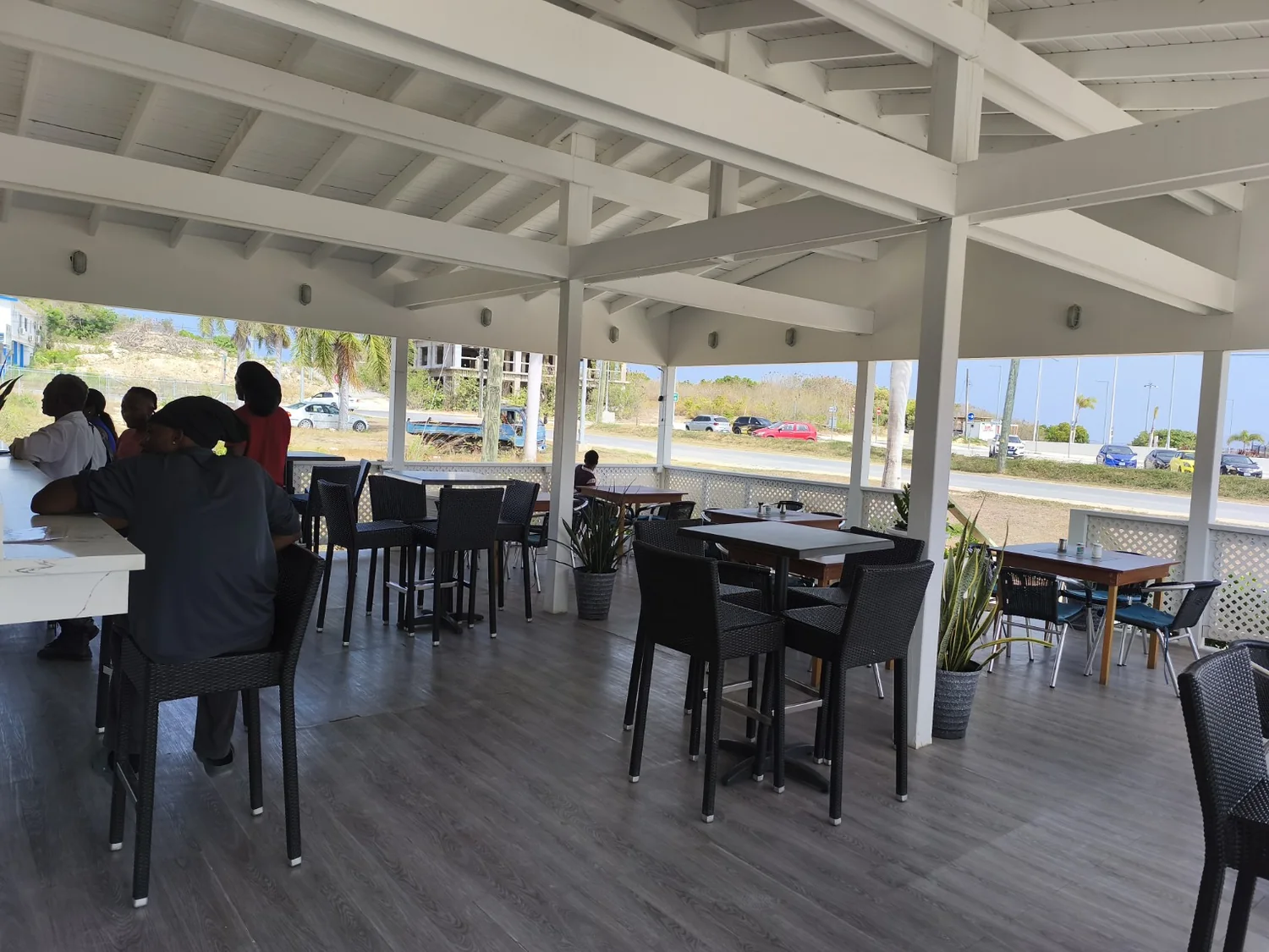Actual dining area