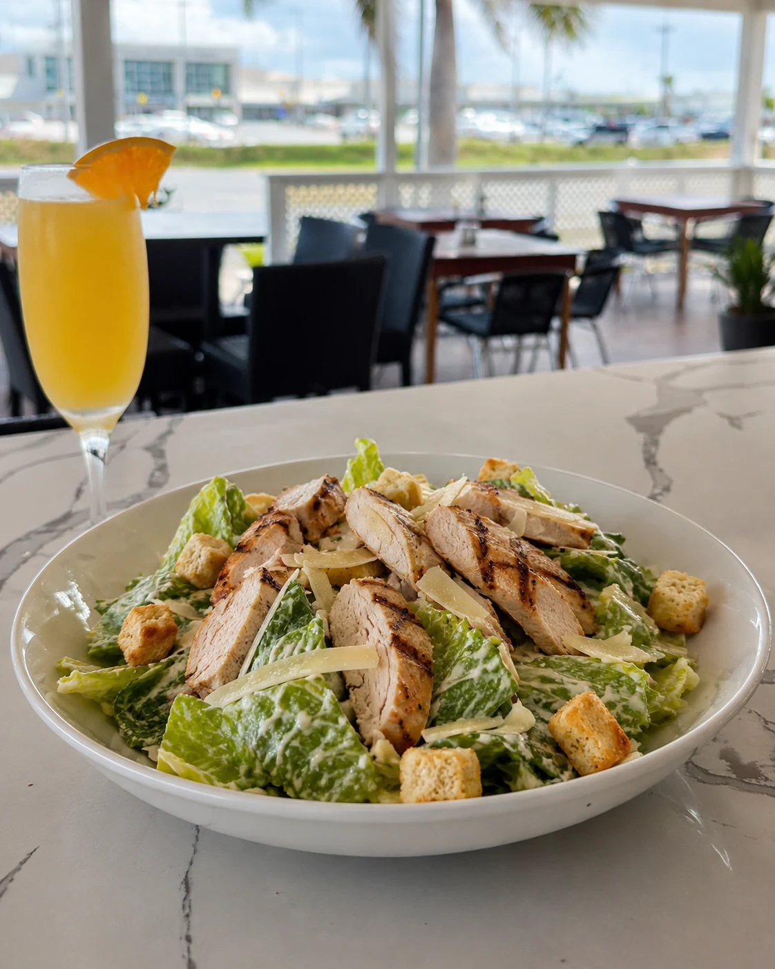 Chicken Caesar salad