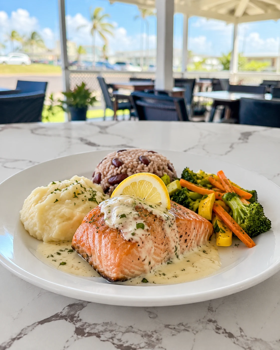 Creamy salmon