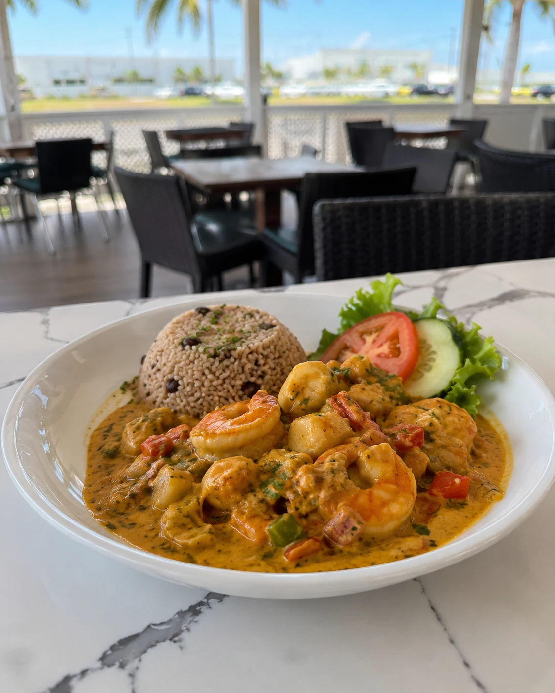 Seafood casserole