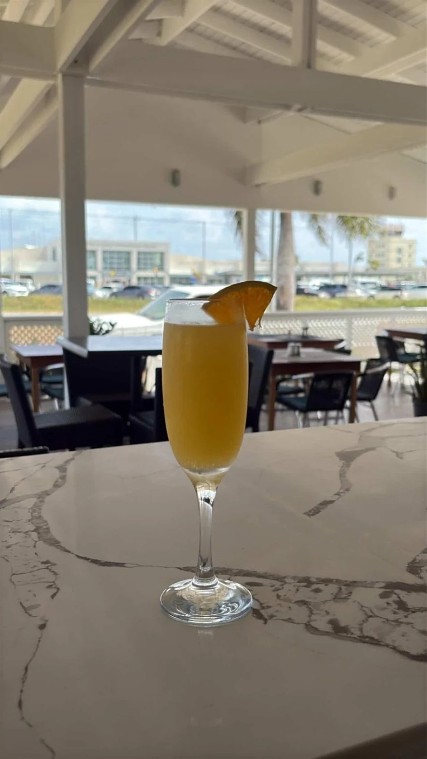 Citrus cocktail at The Full Flight