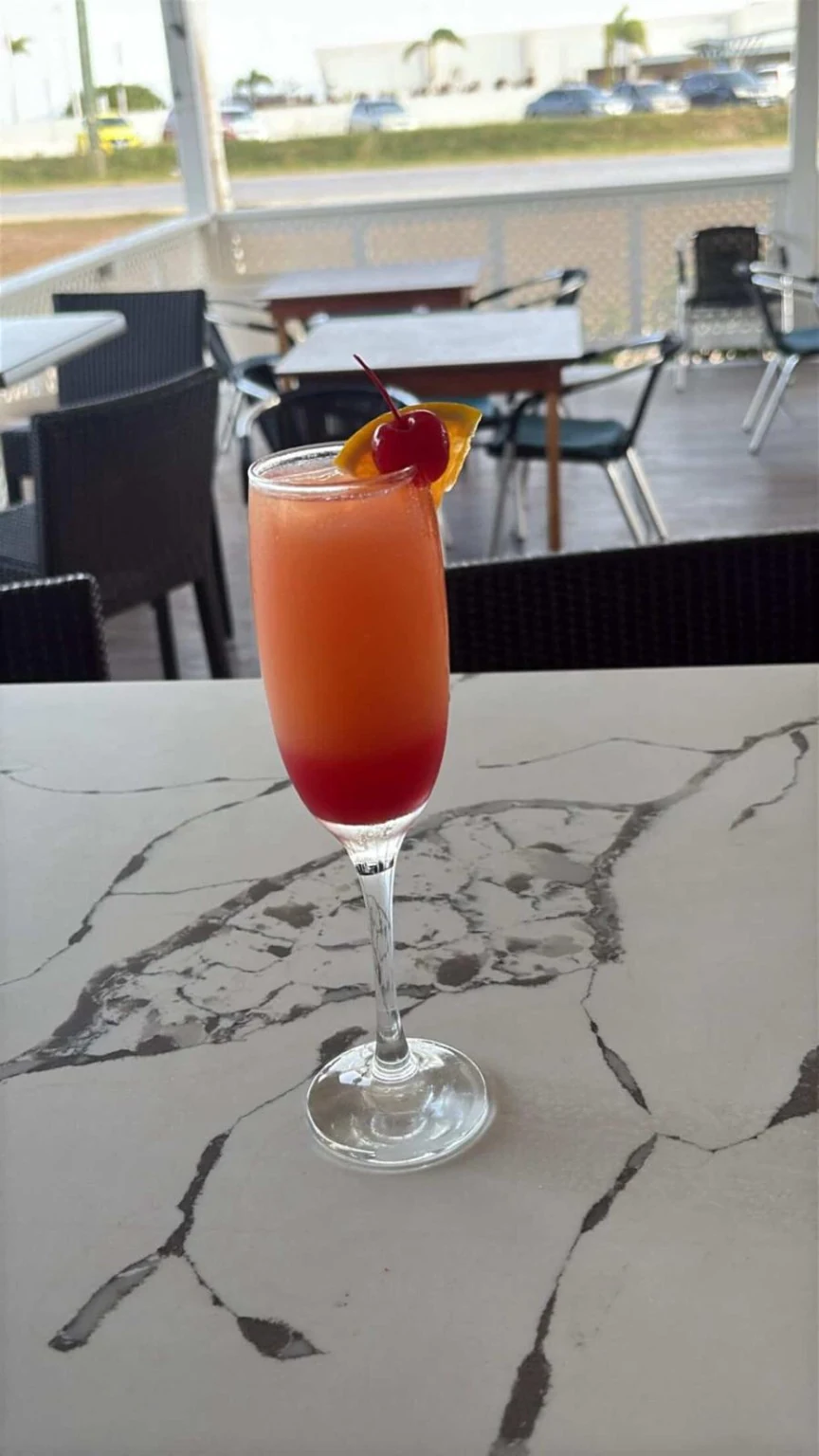 Sunset cocktail at The Full Flight