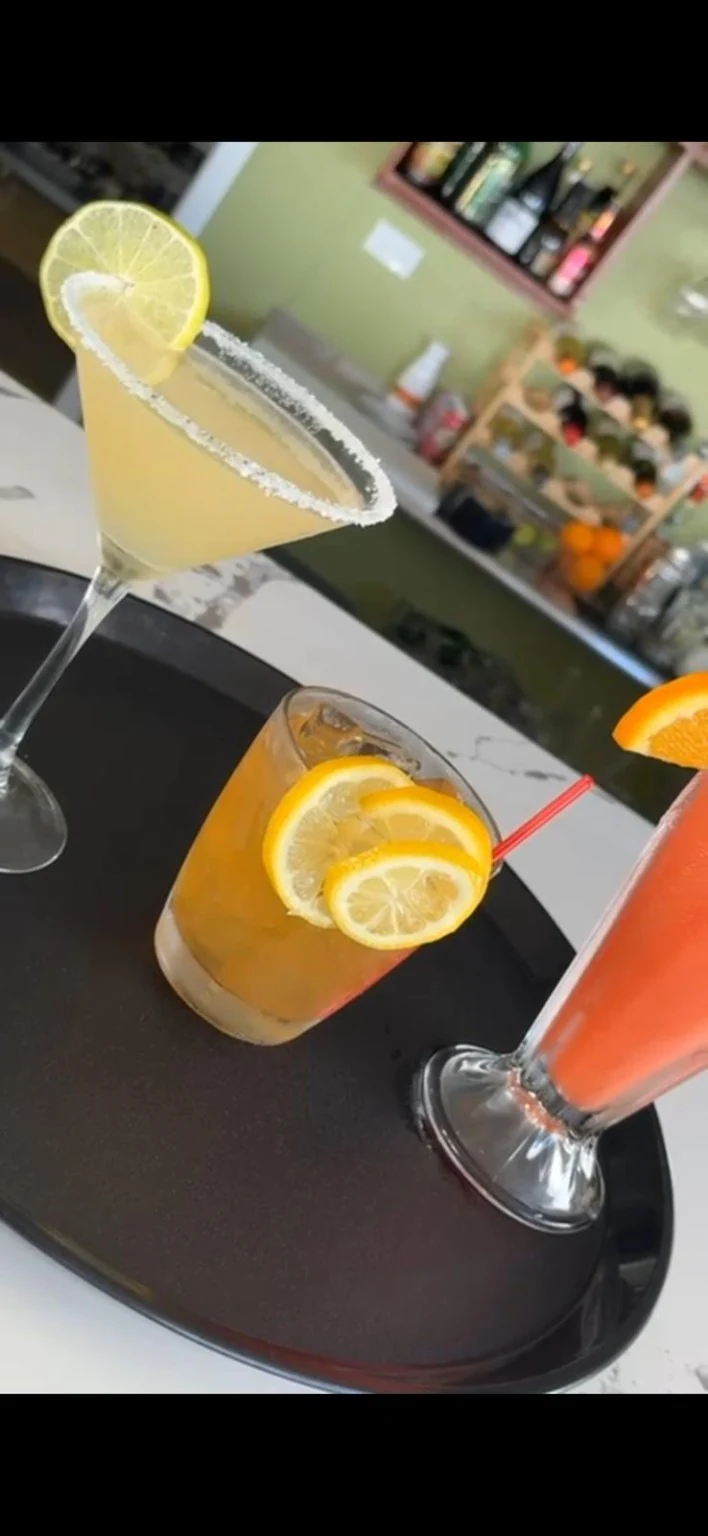 Signature cocktails at The Full Flight